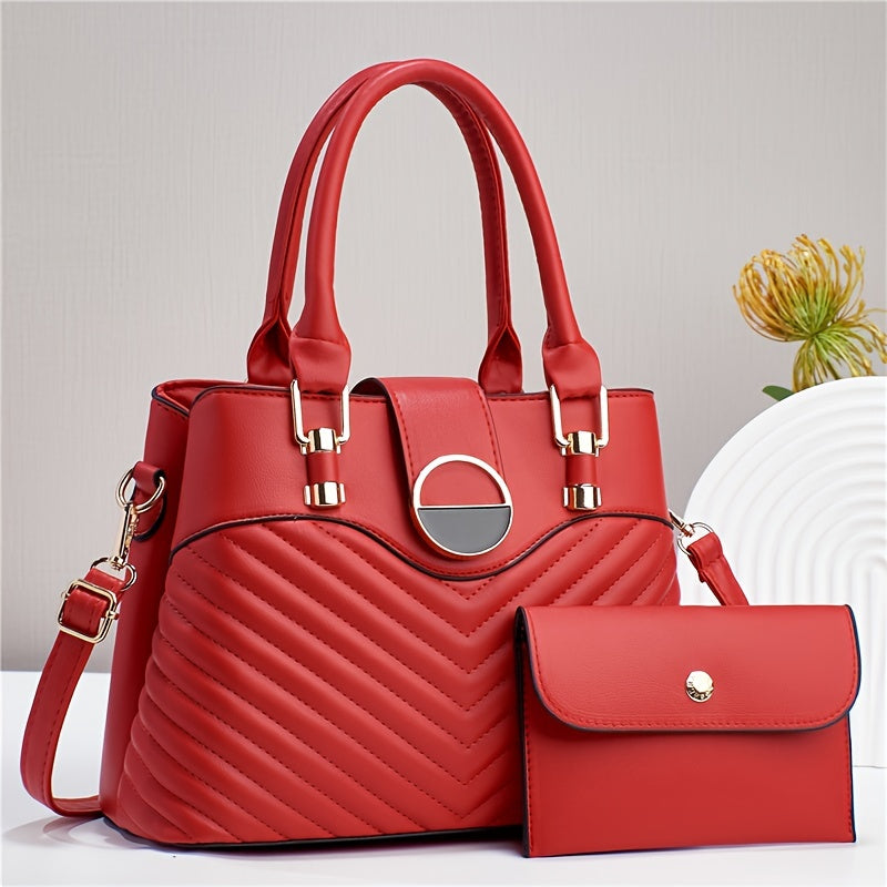 Harper Luxe Leather Purse Set (2PC)