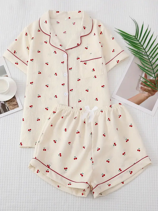Cherry Bliss Pajama Set
