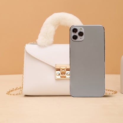 Brielle Leather Fur MiniBag