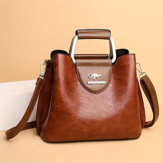 Rowan Signature Leather Handbag