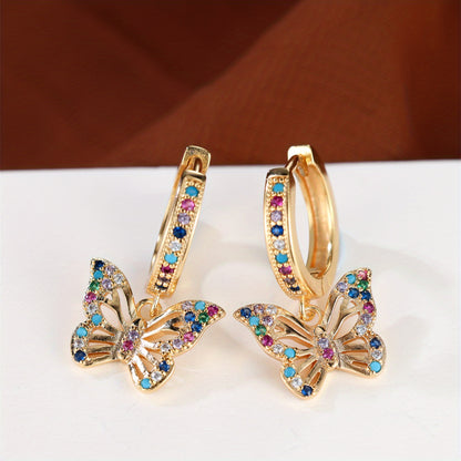 Lunaria Flutter Hoop Earrings