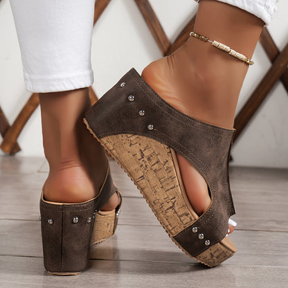 Aspen Oakheel Platform Sandals