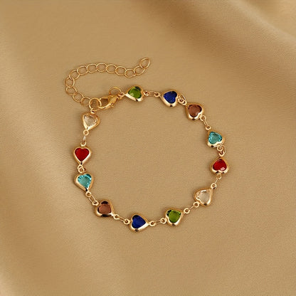 Celly Heart Charm Bracelet