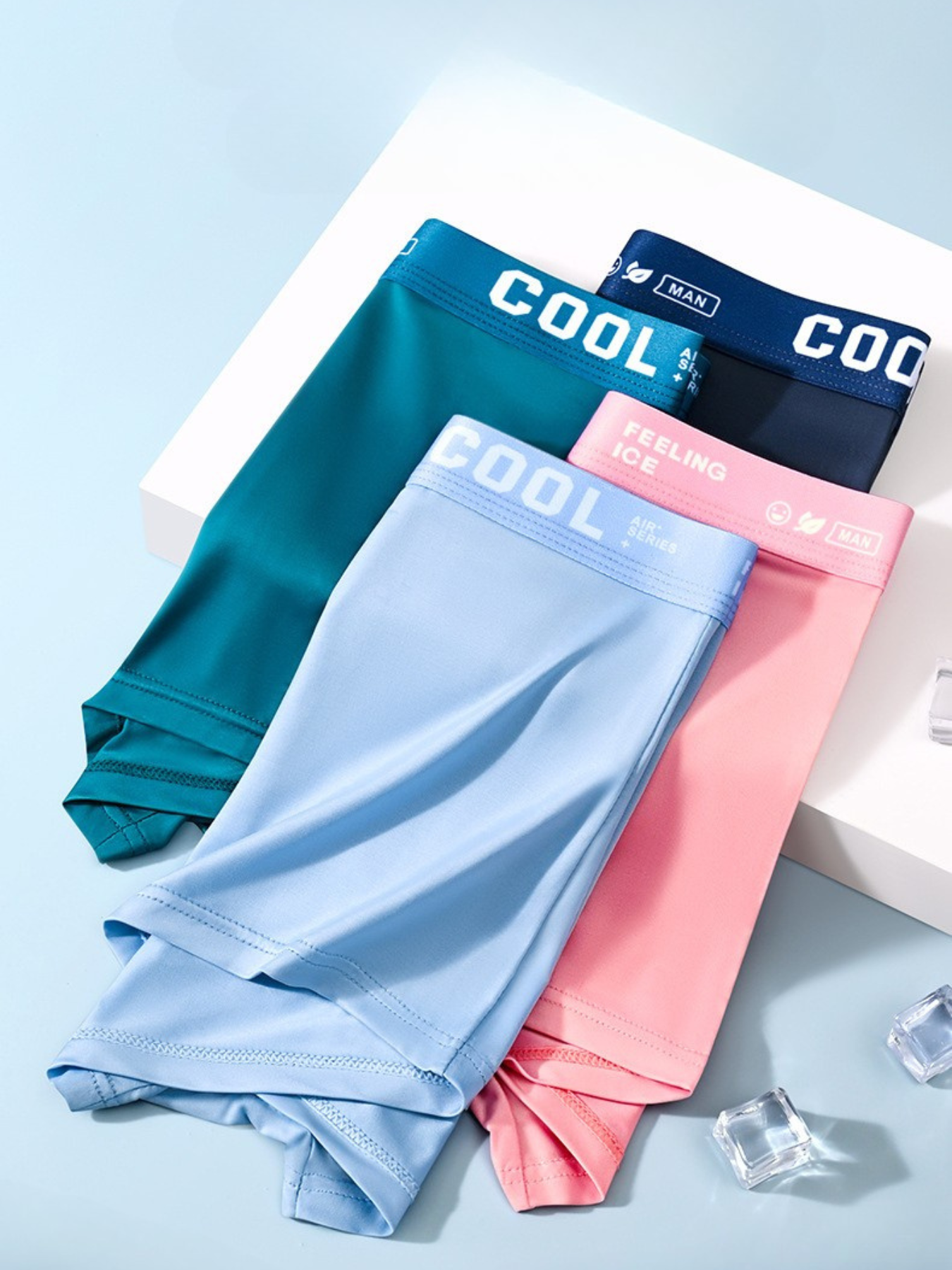 FrostFlex Silk Boxer Briefs (4 Pack)