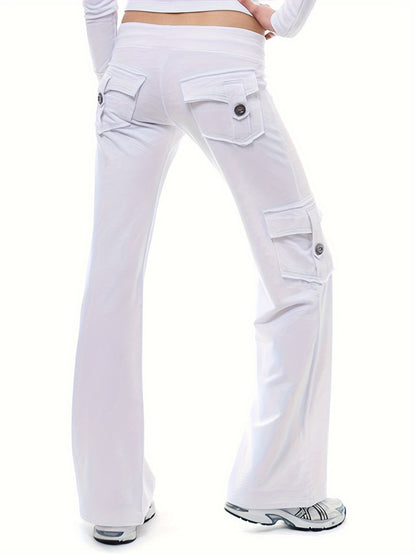 Luna Wide-Leg Cargo Leggings