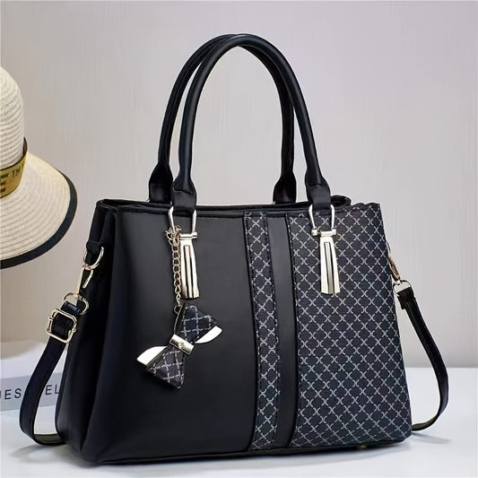 Ellora Plaid Charm Purse