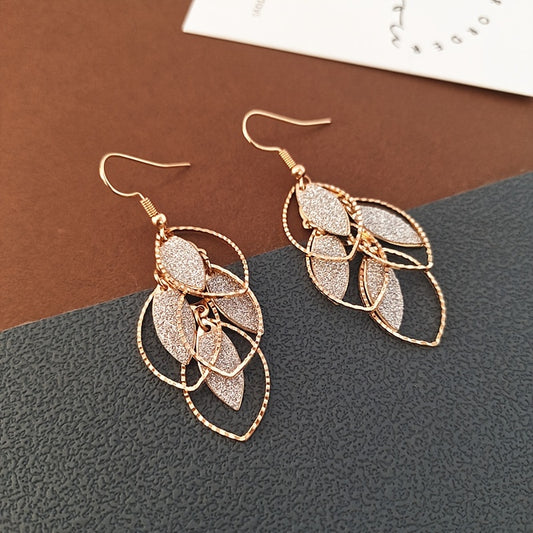 Celeste Leaf Charm Earrings