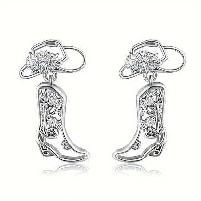 Cowgirl Charm Boot Earrings