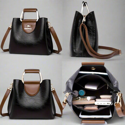 Rowan Signature Leather Handbag