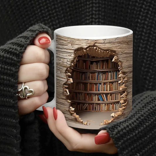 Library Escape Ceramic Mug