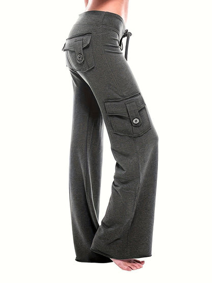 Luna Wide-Leg Cargo Leggings