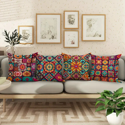 Bohemian Dreamscape Pillow Covers (4pc)