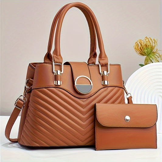 Harper Luxe Leather Purse Set (2PC)