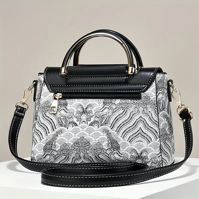 Celestine Swan Charm Purse