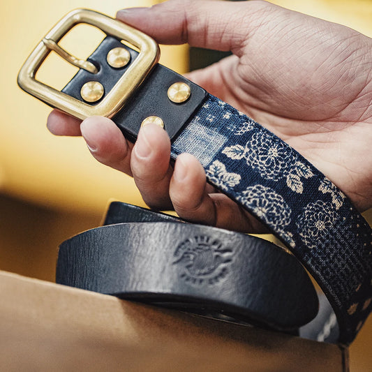 "Sakura" Craft Leather Belt