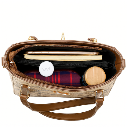 Valencia Embossed Handbag