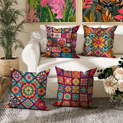 Bohemian Dreamscape Pillow Covers (4pc)