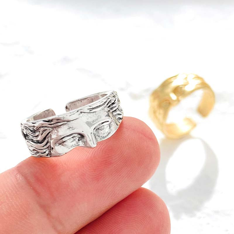 "Aphrodite's Gaze" Adjustable Ring