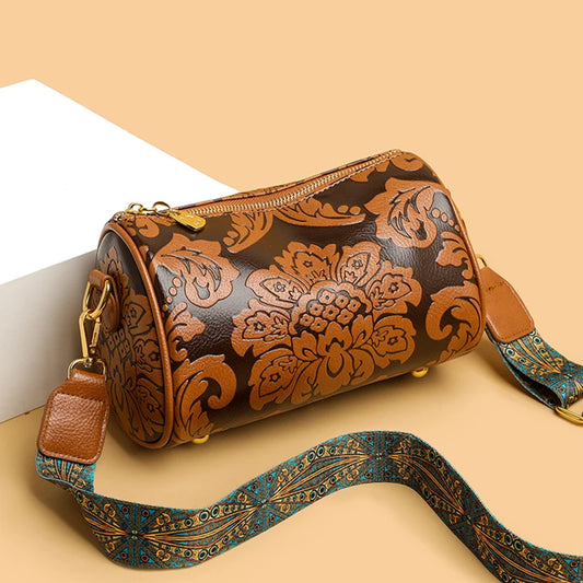 Monroe Bloom Barrel Bag