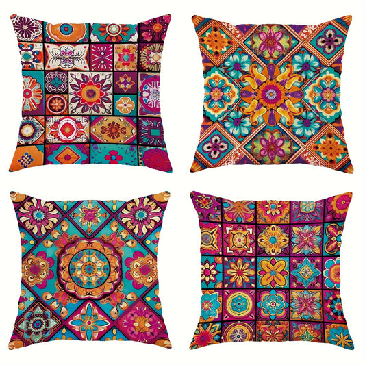 Bohemian Dreamscape Pillow Covers (4pc)