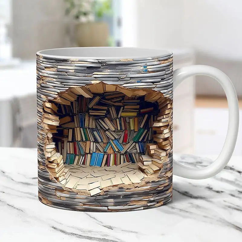 Library Escape Ceramic Mug