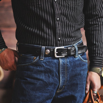 Montana Western Leather Belt