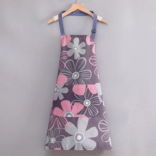 Dahlia Floral Kitchen Apron