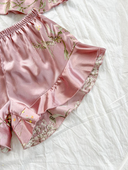 Sweet Dreams Floral Pajama Set (3pcs)