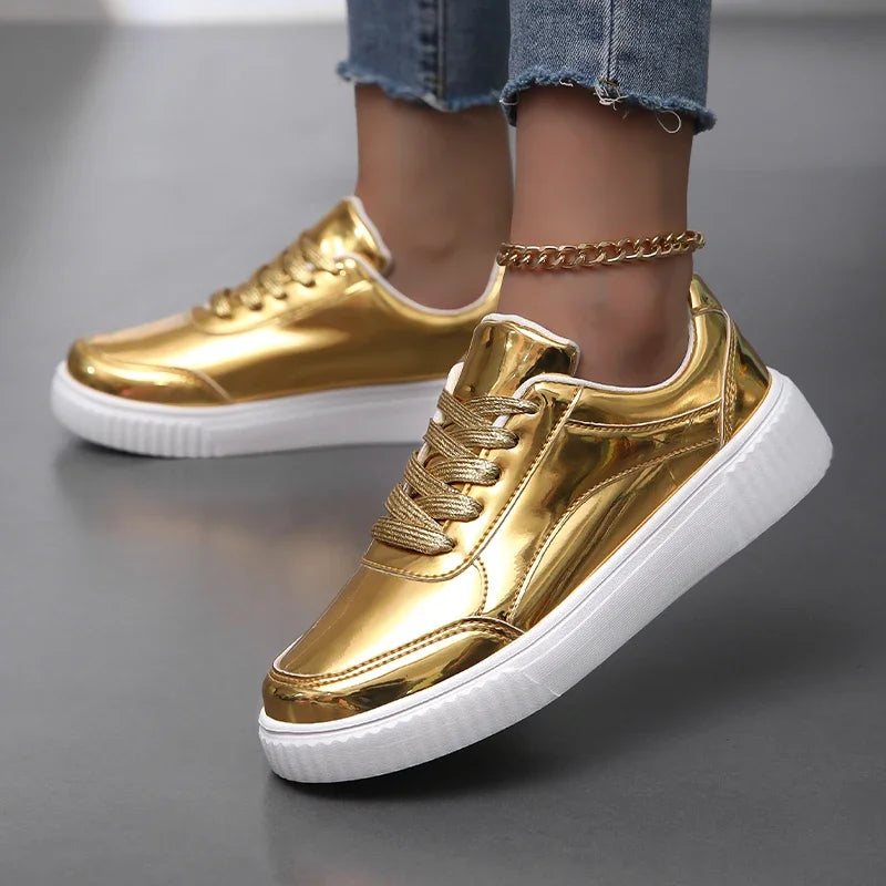 GleamWalker - Metallic Women's Shoes