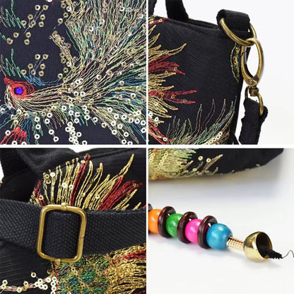 Phoenix Whisper Embroidered Bag