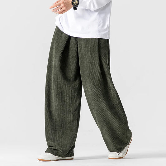LAURO BAGGY CORDUROY PANTS