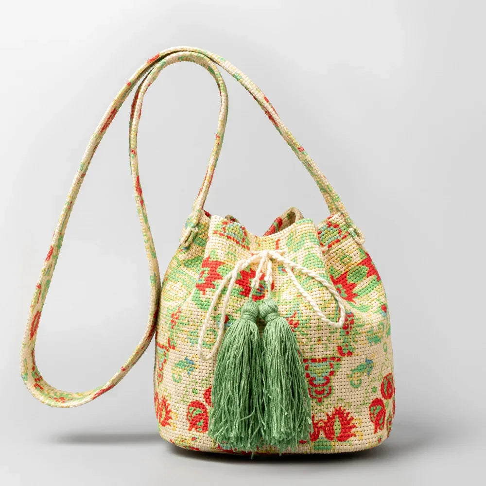 "Boho" Bucket Shoulder Bag