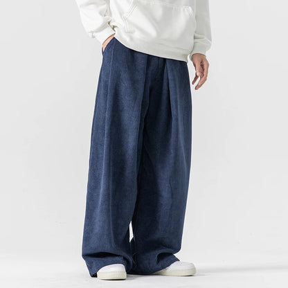 LAURO BAGGY CORDUROY PANTS