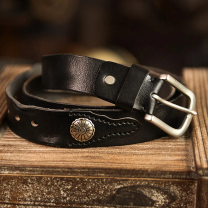 Montana Western Leather Belt