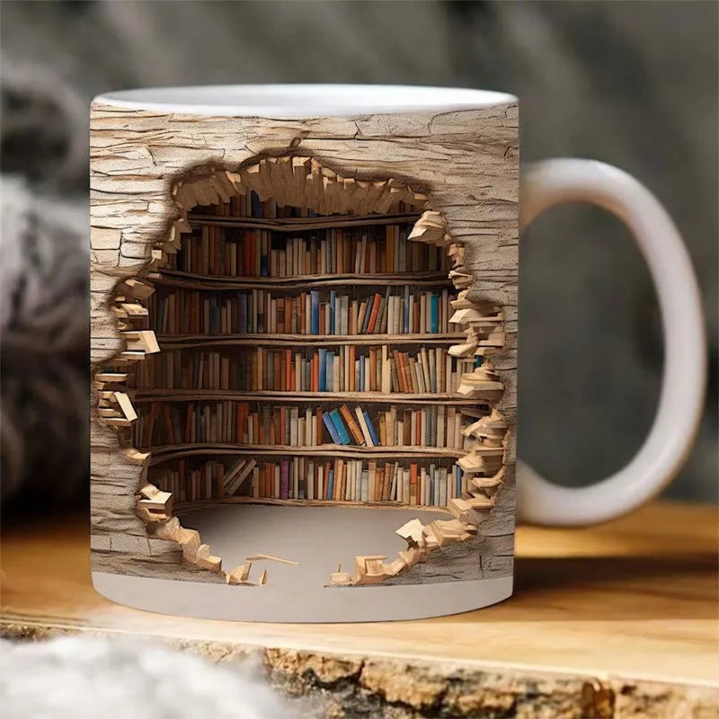 Library Escape Ceramic Mug