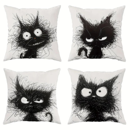 Purrfect Pillow Covers (4pc)
