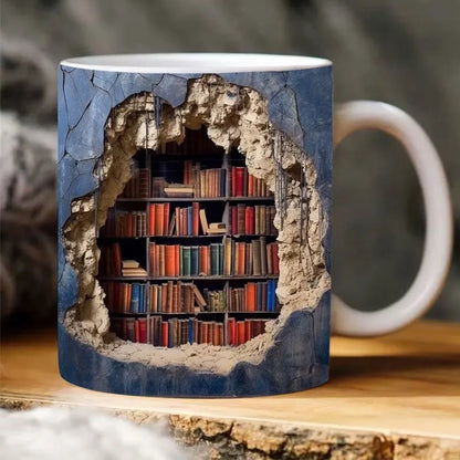 Library Escape Ceramic Mug