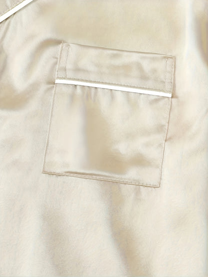 Satin Elegance Nightdress Set (3PC)