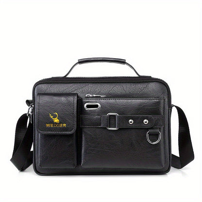 WEIXER Leather Messenger Crossbody