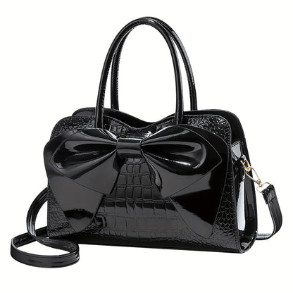 Bellamy Bow Leather Handbag