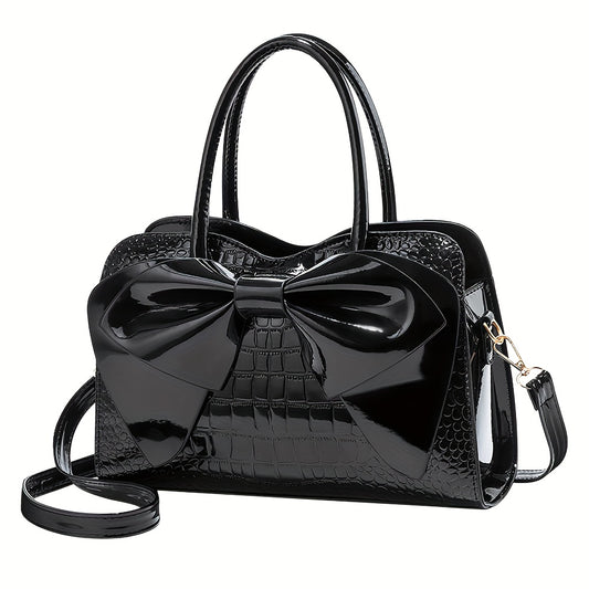 Bellamy Bow Leather Handbag