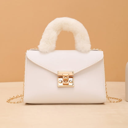 Brielle Leather Fur MiniBag