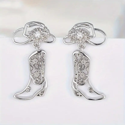Cowgirl Charm Boot Earrings
