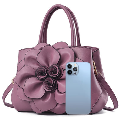 Valentina Sculpted Rose Purse